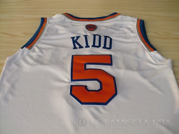 Camiseta Kidd #5 New York Knicks Blanco - Haga un click en la imagen para cerrar